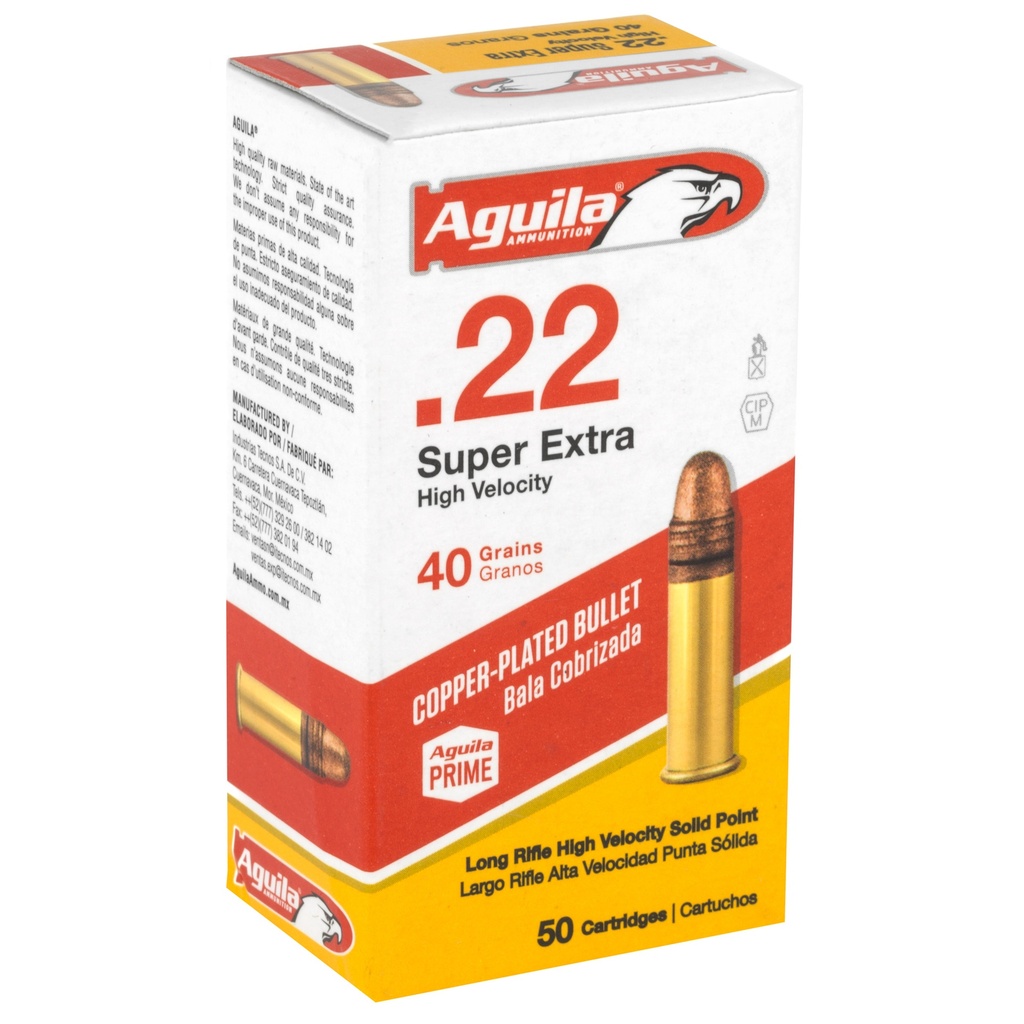 Aguila 22lr Hv Sp 40gr 50/2000