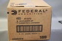 FEDERAL 45D 45 AUTO 230 GR HI-SHOK JHP 1000 RD CASE